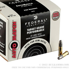 3250 Rounds of .22 LR Ammo by Federal AutoMatch - 40gr LRN